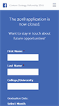 Mobile Screenshot of contentstrategyfellowship.com